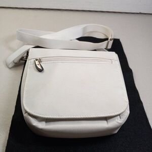 Travelon White Nylon Two piece Crossbody bag Travel Chic